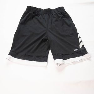 Pro Player Big Boys Size 8 Black White Athletic Gym Basketball Shorts